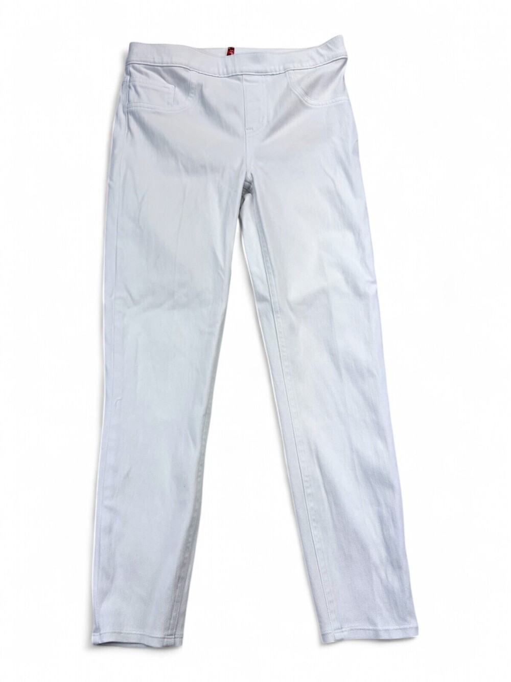 SPANX White Pull-On Jean Jeggings Size M — Stretch Skinny